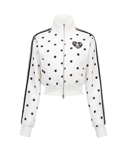 STAR SPORTY ZIP-UP / WHITE（ナイロンジャケット）｜SETUP-EXE