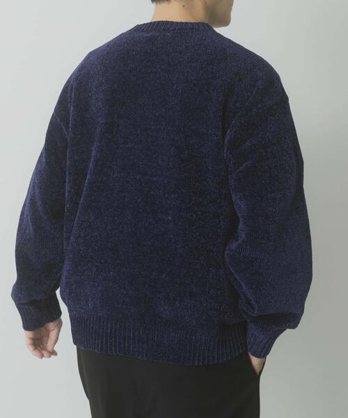 ITEMS URBANRESEARCH（アイテムズ アーバンリサーチ）の「Teddy Bear モールクルーネックニット（ニット/セーター・メンズ・グレー/グリーン/ネイビー・MEDIUM/LARGE）」の19枚目の写真