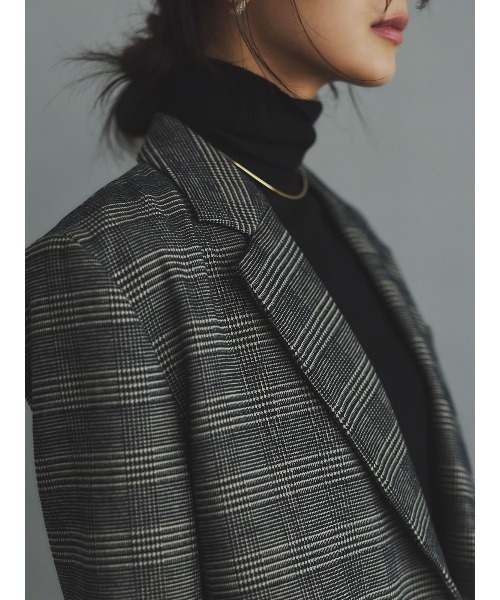 anuans（アニュアンス）の「ボクシージャケットコート（ステンカラーコート・レディース・ブラウン/その他・SMALL/MEDIUM）」の14枚目の写真