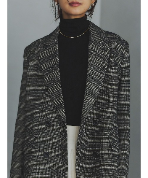 anuans（アニュアンス）の「ボクシージャケットコート（ステンカラーコート・レディース・ブラウン/その他・SMALL/MEDIUM）」の15枚目の写真