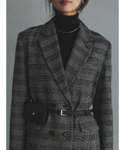 セール】ボクシージャケットコート（ステンカラーコート）｜anuans（ア