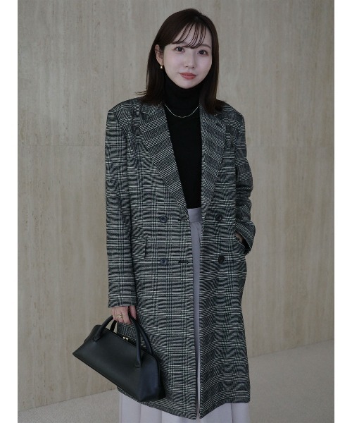 anuans（アニュアンス）の「ボクシージャケットコート（ステンカラーコート・レディース・ブラウン/その他・SMALL/MEDIUM）」の20枚目の写真