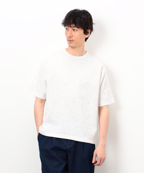 COMME CA ISM(コムサイズム)の「フェードプリントTシャツ(Tシャツ/カットソー・メンズ・ホワイト・LARGE/MEDIUM)」の5枚目の写真