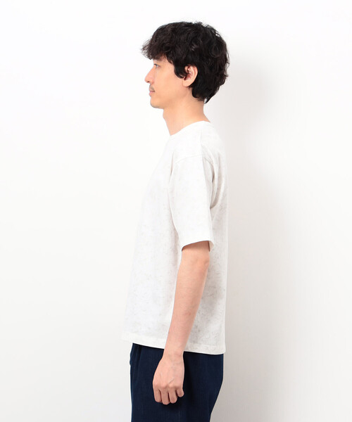 COMME CA ISM(コムサイズム)の「フェードプリントTシャツ(Tシャツ/カットソー・メンズ・ホワイト・LARGE/MEDIUM)」の8枚目の写真