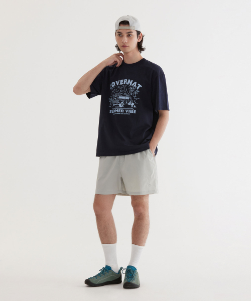 COVERNAT(カバーナット)の「ボリュームカーグラフィックTシャツダークネイビー(Tシャツ/カットソー・レディース・その他・X-SMALL/SMALL/MEDIUM/LARGE/X-LARGE/XX-LARGE)」の5枚目の写真
