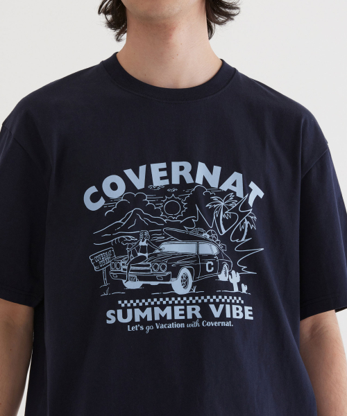 COVERNAT(カバーナット)の「ボリュームカーグラフィックTシャツダークネイビー(Tシャツ/カットソー・レディース・その他・X-SMALL/SMALL/MEDIUM/LARGE/X-LARGE/XX-LARGE)」の7枚目の写真
