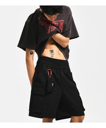 EXTRAORDINARY（エクストラオーディナリー）の「SOLID CARGO RIPSTOP SHORTS  BLACK（その他パンツ）」