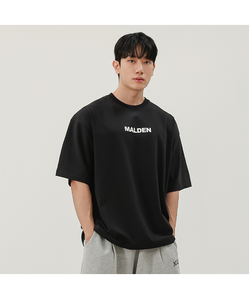MALDEN(モールデン)の「シグニチャーオーバーサイズTシャツ(Tシャツ/カットソー・メンズ・チャコール/ネイビー/ホワイト/ブラック・LARGE/X-LARGE/MEDIUM/XX-LARGE)」の3枚目の写真