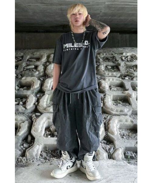 THE MILE（ザマイル）の「MILESCO. EFFECT CREW [PIGMENT D.GRAY]（Tシャツ/カットソー・メンズ・その他・LARGE/MEDIUM/SMALL/X-LARGE/X-SMALL）」の5枚目の写真