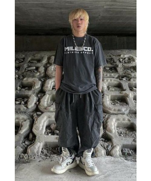 THE MILE（ザマイル）の「MILESCO. EFFECT CREW [PIGMENT D.GRAY]（Tシャツ/カットソー・メンズ・その他・LARGE/MEDIUM/SMALL/X-LARGE/X-SMALL）」の4枚目の写真