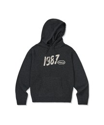 [Mmlg] WAVY LOGO HOOD KNIT (GREY)