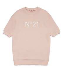 N°21（ヌメロ ヴェントゥーノ）の「N°21（ヌメロ ヴェントゥーノ）Kids & Junior ブランドロゴ半袖ワンピース（ワンピース）」
