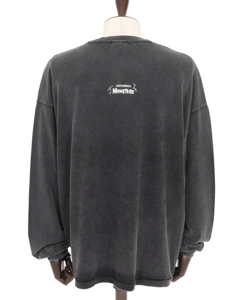 ADAM PATEK(アダムパテック)の「【ADAMPATEK/アダムパテック】Frankenstein portrait long sleeve ロングスリーブTee(Tシャツ/カットソー・メンズ・ブラック/ホワイト・1/2)」の15枚目の写真