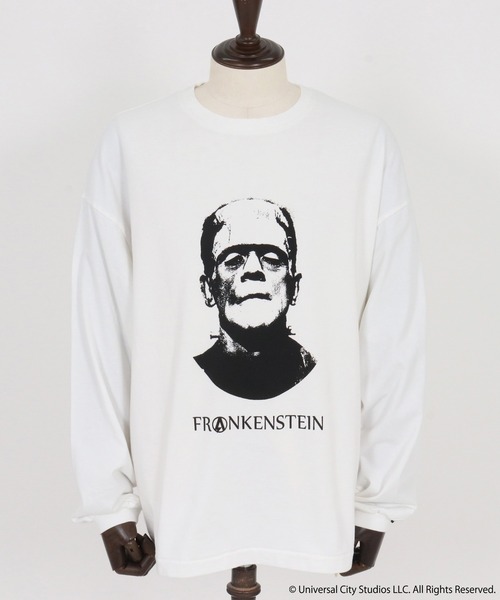 ADAM PATEK(アダムパテック)の「【ADAMPATEK/アダムパテック】Frankenstein portrait long sleeve ロングスリーブTee(Tシャツ/カットソー・メンズ・ブラック/ホワイト・1/2)」の17枚目の写真