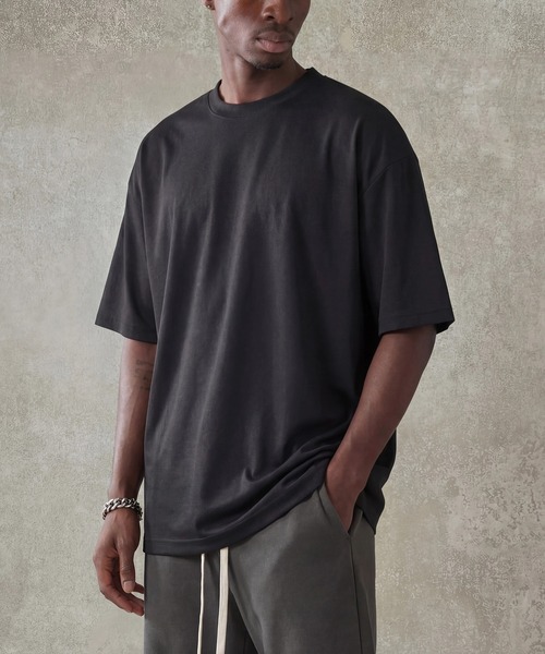MAISON CLUB(メゾンクラブ)の「【MAISON CLUB】Over Size Dry Tee / オーバーサイズドライTee 速乾 ジムウェア ランニング ラッシュガード代わりにも(Tシャツ/カットソー・メンズ・ブラック/ホワイト・L/M)」の1枚目の写真