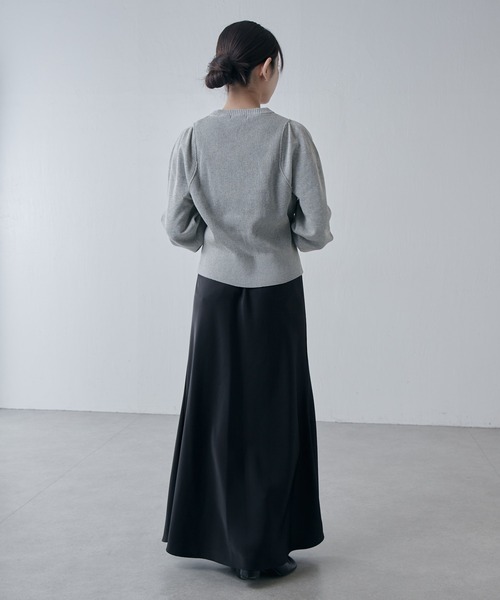 Lui's（ルイス）の「コットンコンパクトカーディガン（カーディガン/ボレロ・レディース・グレー/ライトグレー/ブラック・FREE）」の9枚目の写真