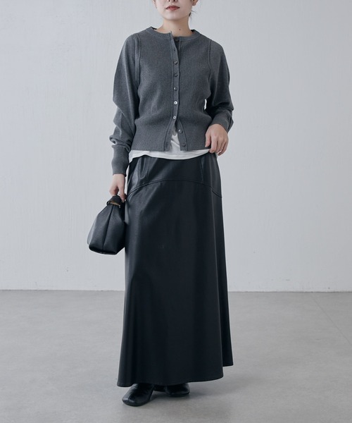 Lui's（ルイス）の「コットンコンパクトカーディガン（カーディガン/ボレロ・レディース・グレー/ライトグレー/ブラック・FREE）」の19枚目の写真