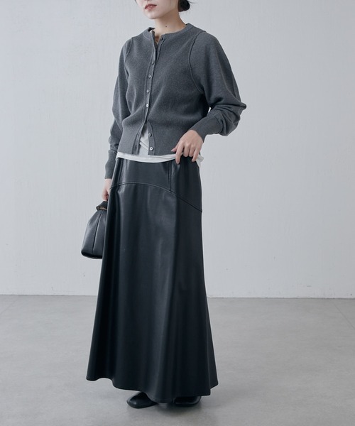 Lui's（ルイス）の「コットンコンパクトカーディガン（カーディガン/ボレロ・レディース・グレー/ライトグレー/ブラック・FREE）」の15枚目の写真