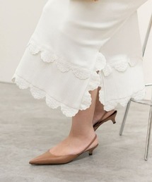 allureville（アルアバイル）の「ポインテッドスリングバック（パンプス）」