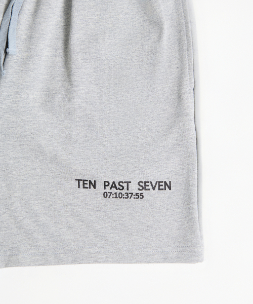 TEN PAST SEVEN(テン ファスト セブン)の「ロゴスウェットショーツ - グレー(その他パンツ・メンズ・その他・SMALL/MEDIUM/LARGE)」の5枚目の写真