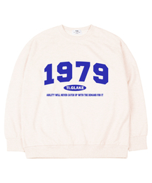 1979アビリティ オーバーサイズ スウェット Tシャツ クレーム
