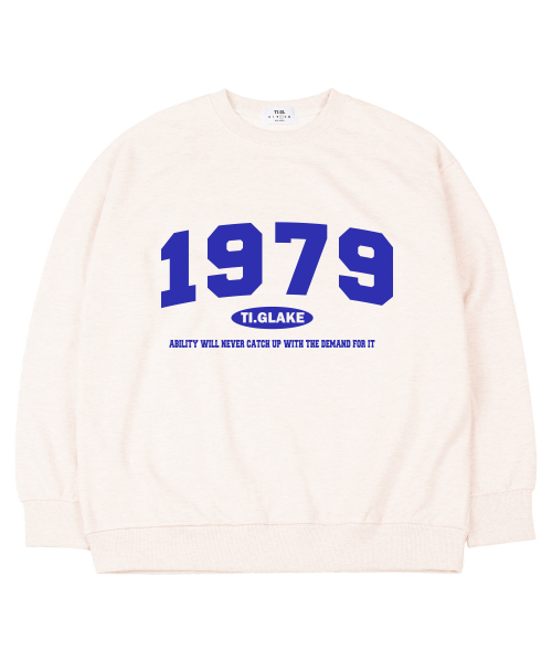TI.GLAKE(ティーグレイク)の「1979アビリティ オーバーサイズ スウェット Tシャツ クレーム(スウェット・レディース・その他・MEDIUM/LARGE/X-LARGE/XX-LARGE)」の1枚目の写真