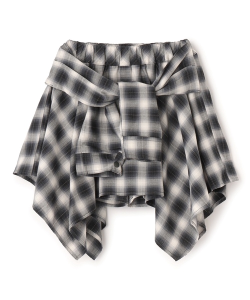 minimal（ミニマル）の「チェックイレヘムスカート（スカート・キッズ・ブラック・110cm/120cm/130cm/140cm）」の13枚目の写真