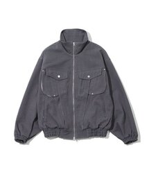 CHAMPAGNE BLANK AESTHETIC（シャンパンブランクエステティック）の「HEAVY COTTON HIDDEN DETAIL 2-WAY JACKET GRAY（デニムジャケット）」