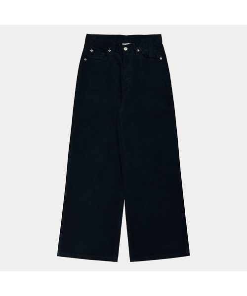 PIGMENT(ピグメント)の「カラーコーデュロイワイドパンツ (XJPT250980)(その他パンツ・レディース・グリーン/ネイビー/クリーム/ブラウン・LARGE/MEDIUM/SMALL)」の4枚目の写真