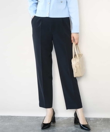 OFUON | ダブルクロス テーパードパンツ/洗える(スラックス)