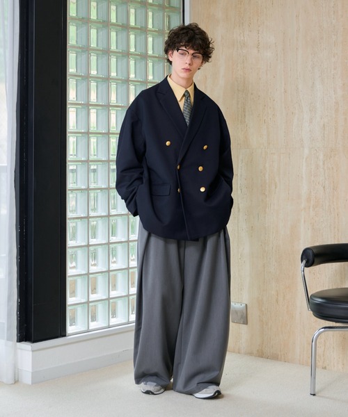 Loose Double Breasted 6B Blazer / ルーズダブルブレスト6Bブレザー