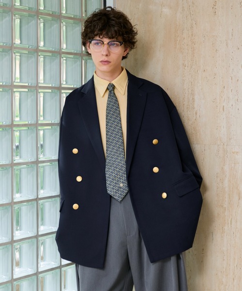 Loose Double Breasted 6B Blazer / ルーズダブルブレスト6Bブレザー