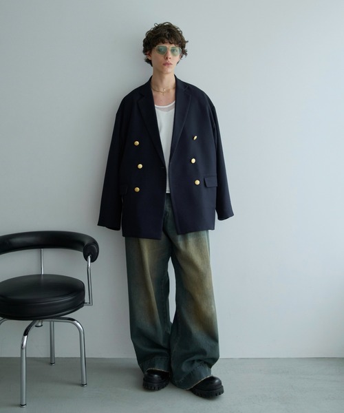 Loose Double Breasted 6B Blazer / ルーズダブルブレスト6Bブレザー