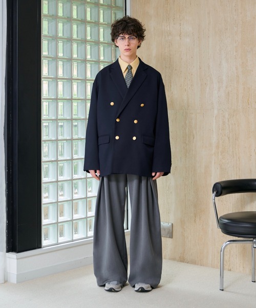 Loose Double Breasted 6B Blazer / ルーズダブルブレスト6Bブレザー