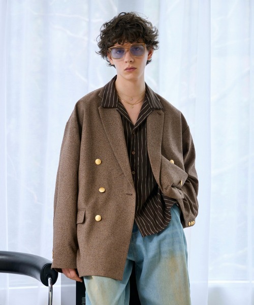 ジャケット・アウター soerte Loose Double Breasted 6B Blazer Loose Double Breasted 6B Blazer / ルーズダブルブレスト6Bブレザー