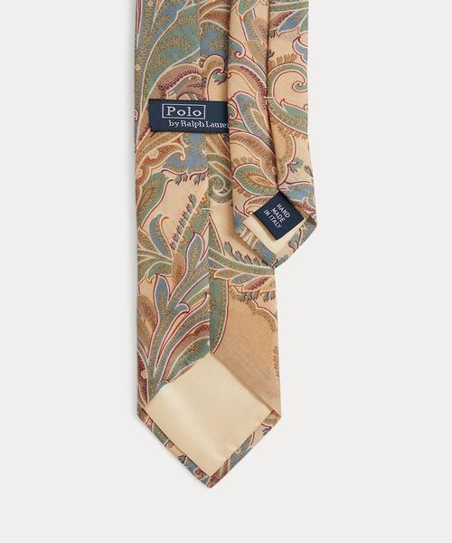 セール】ペイズリープリント リネン ネクタイ（ネクタイ）｜POLO RALPH