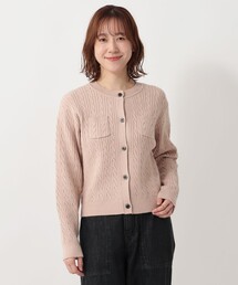 Afternoon Tea | ミニケーブルニットカーディガン(カーディガン/ボレロ)