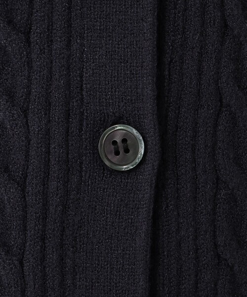 Afternoon Tea（アフタヌーンティー）の「ミニケーブルニットカーディガン（カーディガン/ボレロ・レディース・ベージュ/グレー/ネイビー・ONE SIZE）」の7枚目の写真