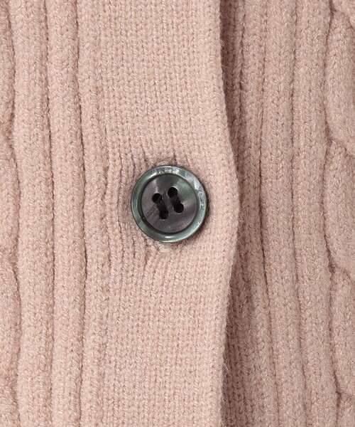 Afternoon Tea（アフタヌーンティー）の「ミニケーブルニットカーディガン（カーディガン/ボレロ・レディース・ベージュ/グレー/ネイビー・ONE SIZE）」の12枚目の写真