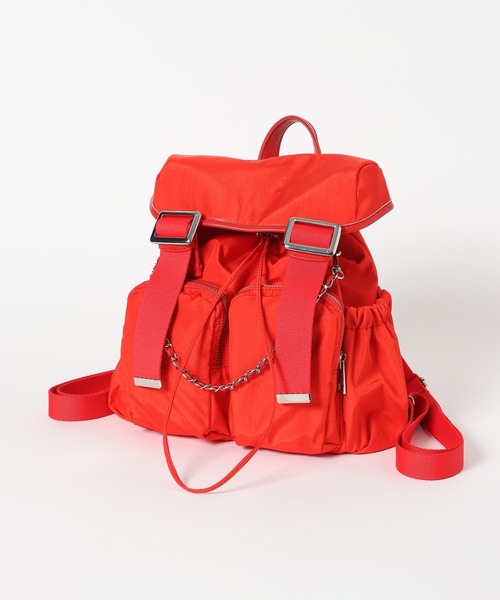 HEREIAM(ヘレイアム)の「【HEREIAM】Weeミニリュック(ナイロン)(バックパック/リュック・レディース・レッド/ブラック/シャンパン・FREE)」の17枚目の写真