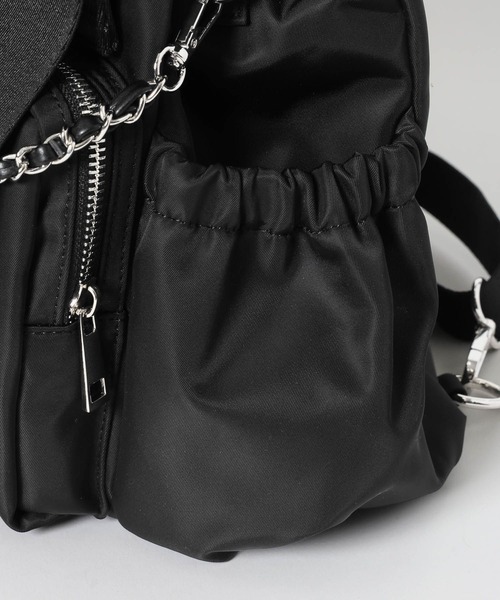 HEREIAM(ヘレイアム)の「【HEREIAM】Weeミニリュック(ナイロン)(バックパック/リュック・レディース・レッド/ブラック/シャンパン・FREE)」の11枚目の写真