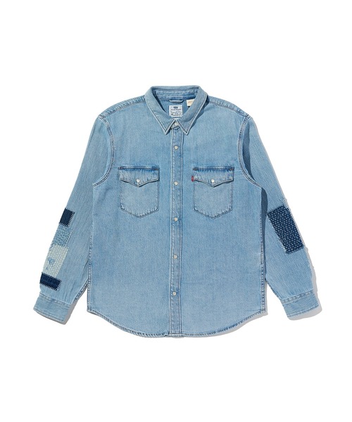 Levi's(リーバイス)の「Levi's/リーバイス 501(R) DAY SPECIAL COLLECTION リラックスフィット ウエスタンシャツ(シャツ/ブラウス・メンズ・ライトインディゴブルー・S/M/L/XL)」の4枚目の写真