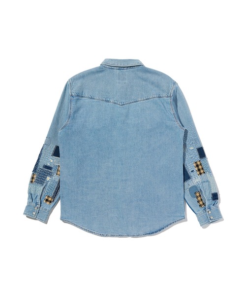 Levi's(リーバイス)の「Levi's/リーバイス 501(R) DAY SPECIAL COLLECTION リラックスフィット ウエスタンシャツ(シャツ/ブラウス・メンズ・ライトインディゴブルー・S/M/L/XL)」の5枚目の写真