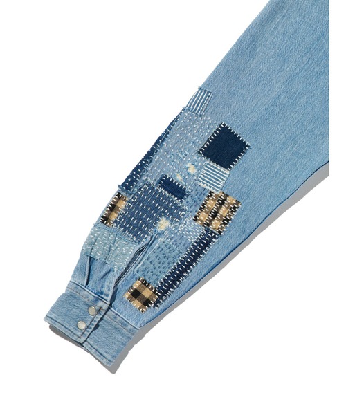 Levi's(リーバイス)の「Levi's/リーバイス 501(R) DAY SPECIAL COLLECTION リラックスフィット ウエスタンシャツ(シャツ/ブラウス・メンズ・ライトインディゴブルー・S/M/L/XL)」の7枚目の写真