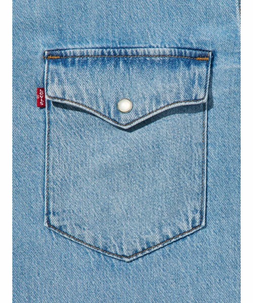 Levi's(リーバイス)の「Levi's/リーバイス 501(R) DAY SPECIAL COLLECTION リラックスフィット ウエスタンシャツ(シャツ/ブラウス・メンズ・ライトインディゴブルー・S/M/L/XL)」の10枚目の写真