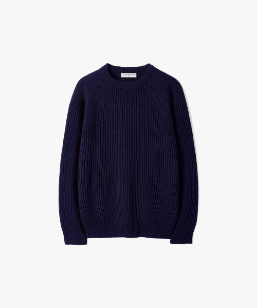 FLAWSROOM(フローズルーム)の「Essential Crop Reglan Knit 5color(ニット/セーター・メンズ・ブラック/ライトグレー/レッド/ブラウン/ネイビー・SMALL/MEDIUM/LARGE)」の8枚目の写真