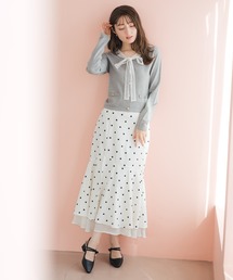 MISCH MASCH | 2026春夏新作 裾シアーマーメイドスカート(スカート)