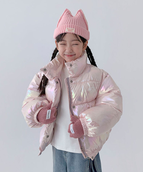 BERRYCLOSET（ベリークローゼット）の「ホログラムオーロラパディング (2way)（ブルゾン・レディース・その他・19号）」の6枚目の写真