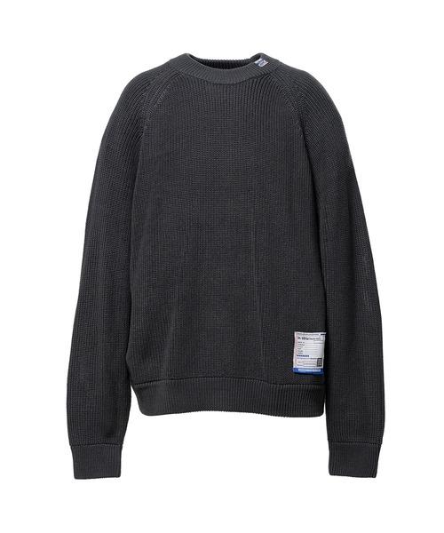 In・stru(men-tal).(インストルメンタル)の「Cotton High Density Knit Sweater(Tシャツ/カットソー・メンズ・ダークグレー/ブラック/ライトグレー・44/48/46)」の3枚目の写真