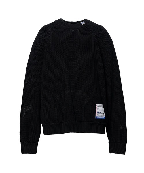 In・stru(men-tal).(インストルメンタル)の「Cotton High Density Knit Sweater(Tシャツ/カットソー・メンズ・ダークグレー/ブラック/ライトグレー・44/48/46)」の1枚目の写真